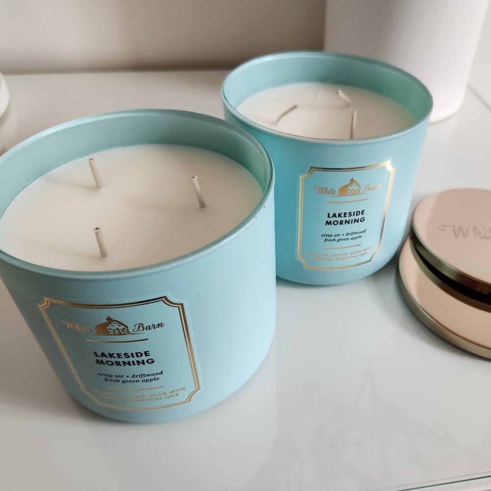 Bath & Body Works - Lakeside Morning 3-Wick Candle